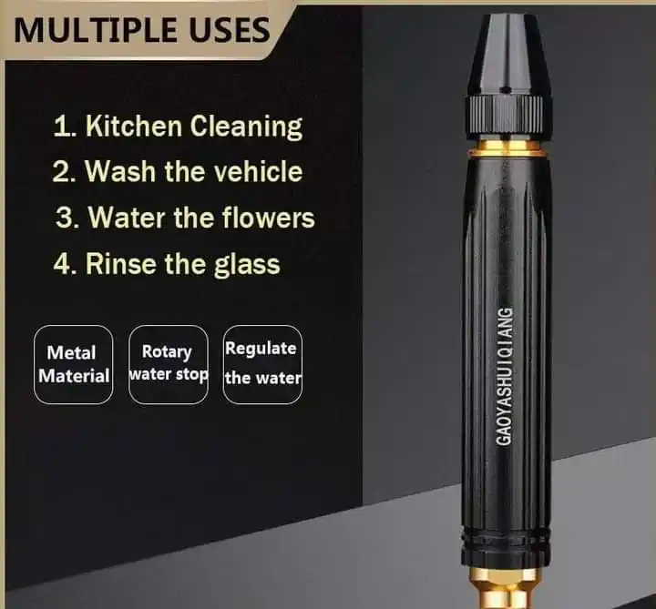 High Pressure Spray Gun Garden Power Washer Car Wash Water Gun