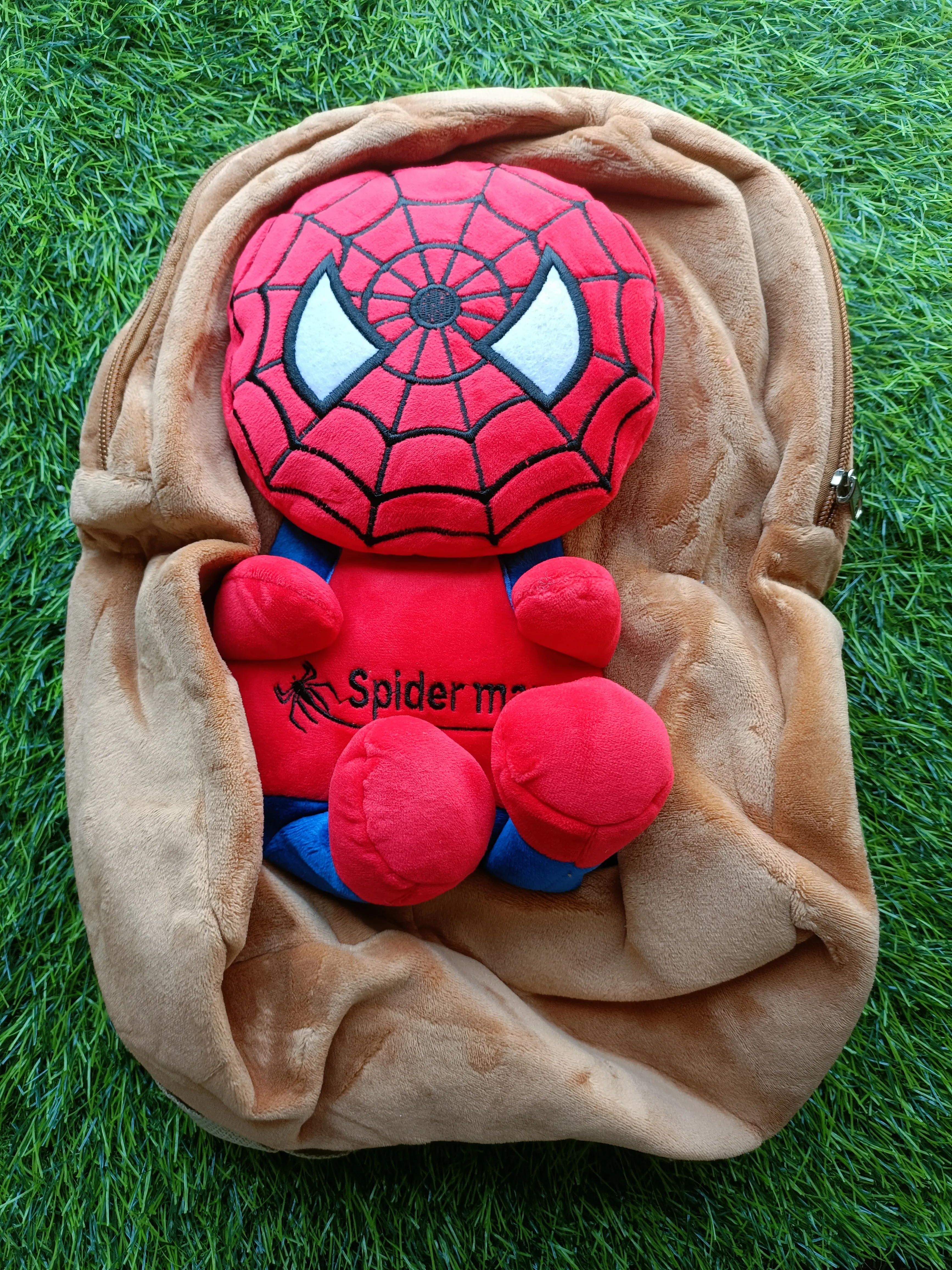 Spiderman School Bag For Kids - Size 16inch(made in China)