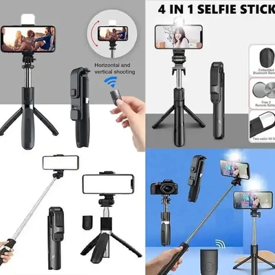 Led light Wirless Bluetooth selfie stick